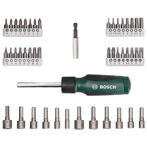 Bosch 2607019504 Screwdriver set (46 Piece), Assorted color
