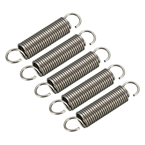METALLIXITY Extension Spring (1.2x10x50mm/0.047"x0.39"x1.97") 5Pcs, Stainless Steel Tension Spring Wire - for Home Repair Construction Machinery - size: 0.047"x0.39"x1.97"