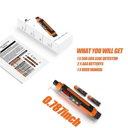 Natural Gas Leak Detector with Audible & Visual Alarm - style: Pen Type