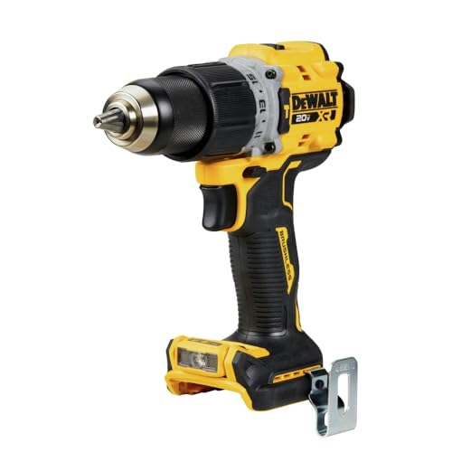 DEWALT 20V MAX Hammer Drill, 1/2", Cordless and Brushless, Compact with 2-Speed Setting, Bare Tool Only (DCD805B), Special Feature Variable Speed - style: 20V MAX