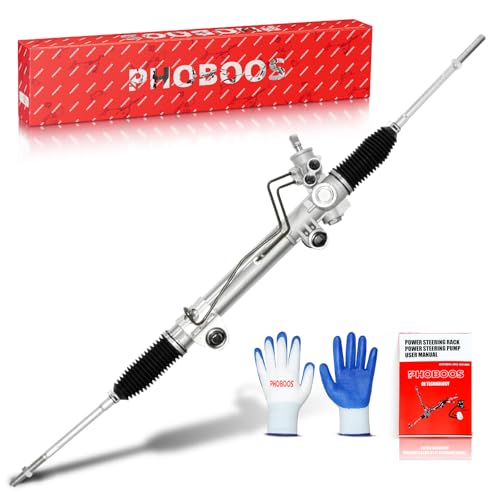 PHOBOOS Hydraulic Power Steering Rack and Pinion Fit for Dodge - size: 22-338