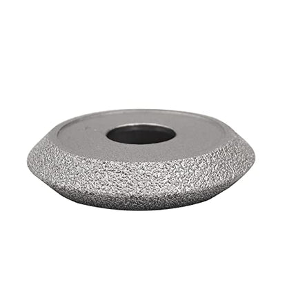 SHDIATOOL Diamond Hand Profile Wheel 3 - inch Convex Curve Edge Grinding Disc Grooving for Stone Marble Granite Rock Height 15mm - size: 15mm Height v shape