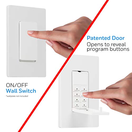 UltraPro Countdown in-Wall Digital Timer Switch, 8 Presets, On/Off Button - style: Push Button Timer