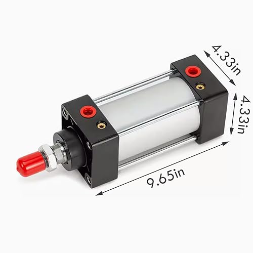 New Pneumatic Standard Cylinder SC 100 x 50 PT 1/2 Bore:4" Stroke:2" Rod Dual Action - size: 50mm Stroke 100mm Bore