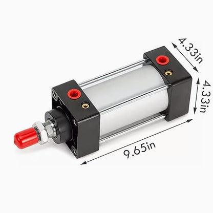 New Pneumatic Standard Cylinder SC 100 x 50 PT 1/2 Bore:4" Stroke:2" Rod Dual Action - size: 50mm Stroke 100mm Bore