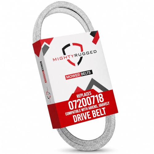 07200718 Drive Belt Replacement for Ariens, Length 57", Heavy-Duty, Durable, Aramid Cord Belt Fits Ariens IKON XD 52 & 60, IKON X 42 & 52, ZTX 42, ZTX 52, CARB - size: 57" x 1/2"