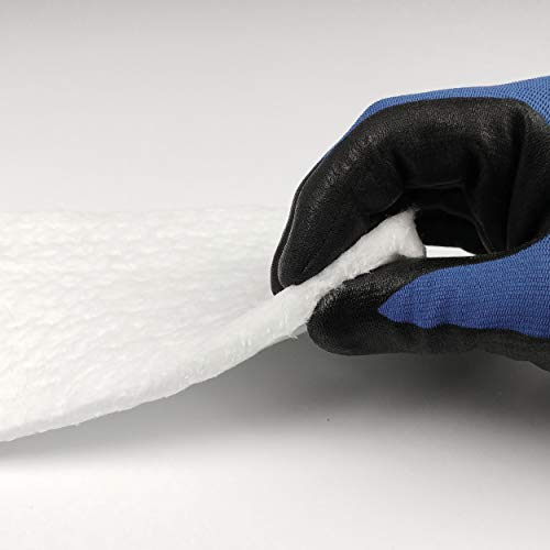 Ceramic Fiber Insulation, 1/4" Thick x 16" x 48", 2400F Fireproof Insulation Blanket, 3003E