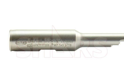 Shars 90 Degree Mini Indexable End Mill 3 PCS Set with APKT 11T308 Inserts, 3/8", 1/2", 5/8" Cutter Diameter P[