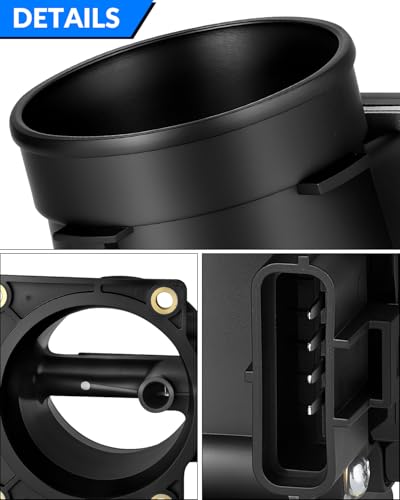YZHIDIAN Mass Airflow Sensor F6ZF12B579AA for:-Ford F150 E150 E250 - size: F6ZF12B579AA