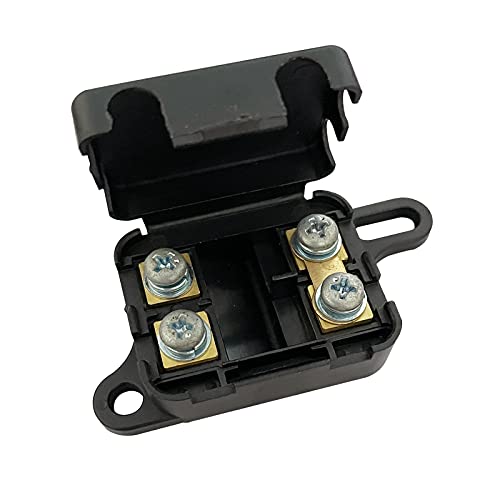 Ampper DC 12-24V Mini ANL Fuses Holder, 2 Way in-Line MANL Fuse Box, 1 Pc - size: MANL 1 Pack