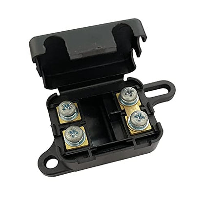 Ampper DC 12-24V Mini ANL Fuses Holder, 2 Way in-Line MANL Fuse Box, 1 Pc - size: MANL 1 Pack
