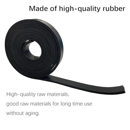 Thick Neoprene Rubber Strip Roll 1/4 (.25)" Thick X 1" Wide X 10'Long - size: 1"X10'X1/4"