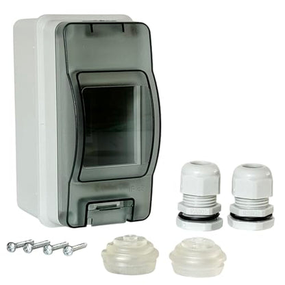 Waterproof Electrical Circuit Breaker Distribution Box IP65 HT-2Way by United CSS - size: 2Way