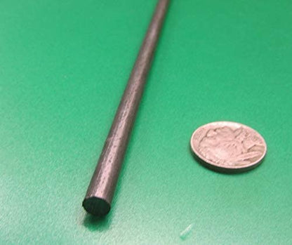 1018 Carbon Steel Round Rod .250" Diameter x 6 Foot Length 3 Pcs.