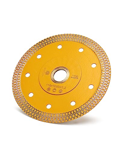 Super Thin Diamond Porcelain Cutting Blade for Cutting Granite Marbles Tiles (4.5)… - size: 4.5 inch-1