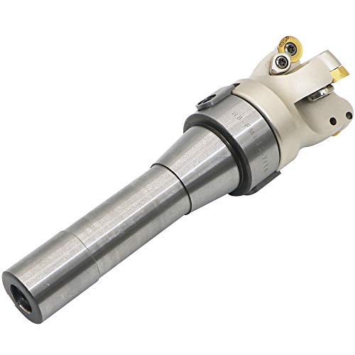 Face Mill Cutter Holder EMRW 6R 50-22+R8-FMB22-7/16+RPMT1204 Hard Alloy Blade+8mm Spanner+T15 Spanner, Used for Fough Machining of The Workpiece on The Milling Machine. (EMRW 6R50-22(1.96 Inch)) - size: EMRW 6R50-22(1.96 Inch)