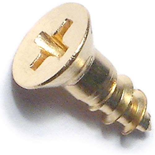 Hard-to-Find Fastener 014973126063 Phillips Flat Wood Screws, 8 x 1/2, Piece-100 - size: 8 x 1/2-Inch