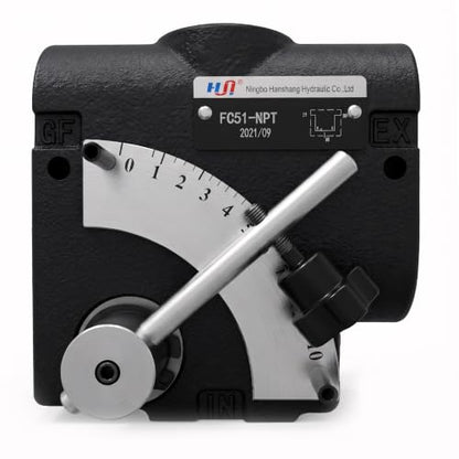 Hydraulic Adjustable Flow Directional Control Valve (1/2" NPT Port, 30 GPM, FC51 without Relief) - size: 1/2" NPT Port, 30 GPM, style: FC51 without Relief