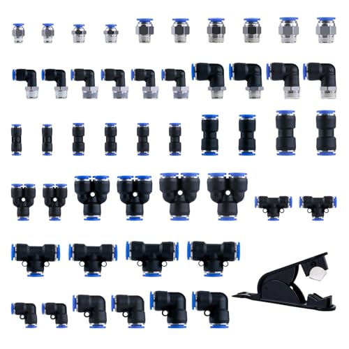 53 Pcs Quick Connect Air Hose Fittings Kit - size: 53PCS