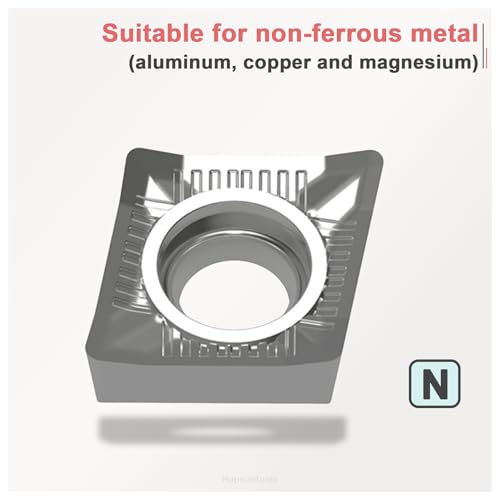 CCGT32.51 (CCGT09T304) Indexable Carbide Inserts for Aluminium 10pcs - size: CCGT32.51-LH