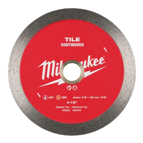Milwaukee Electric - 4 1/2 INCH Continuous Tile Diamond Blade
