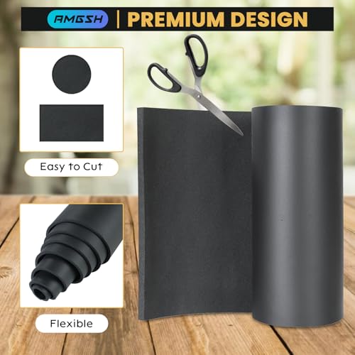 1/2" Thick × 13" Wide × 60" Long Closed-Cell Foam Neoprene Padding - size: 1/2" Thick X 13" Wide X 60" Long