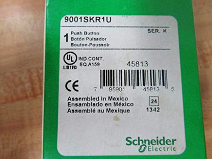 Schneider Electric SQD9001SKR1U SQ D 9001SKR1U PUSHBUTTON Operator, Black