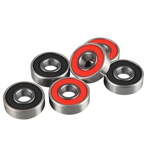 50PCS 608-2RS Bearing Deep Groove Ball Bearings 8x22x 7mm Rubber Sealed