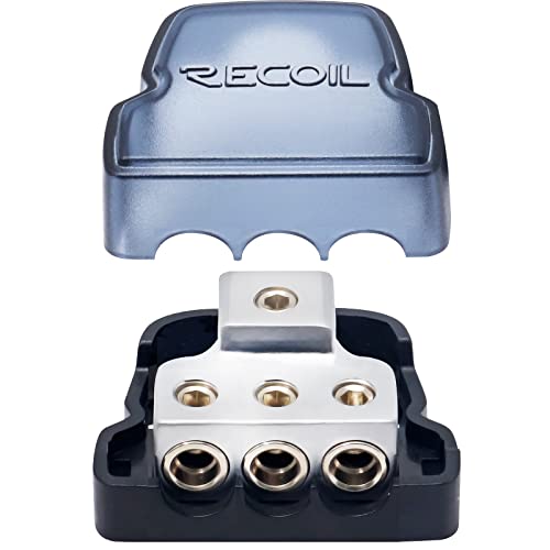 RECOIL DB13 3 Way Power Distribution Block Ground Block Car Audio - style: 3 Way Power Distribution Block 1PCS