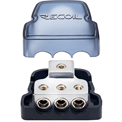 RECOIL DB13 3 Way Power Distribution Block Ground Block Car Audio - style: 3 Way Power Distribution Block 1PCS