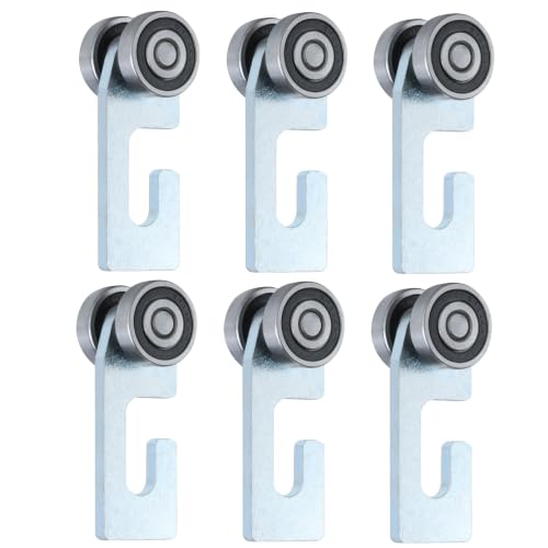 2-Wheel Trolley Assembly Rollers.Strut Channel Rollers Trolley.for use with 1-5/8" Wide and All 1-5/8" or Taller Strut Channel.(6)