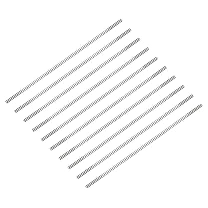 METALLIXITY Double Ended Stud Screws (M5 Thread 190mm Length) 10pcs, 304 Stainless Steel Dual Threaded Rod Bolts - for House Maintenance - size: M5x190mm