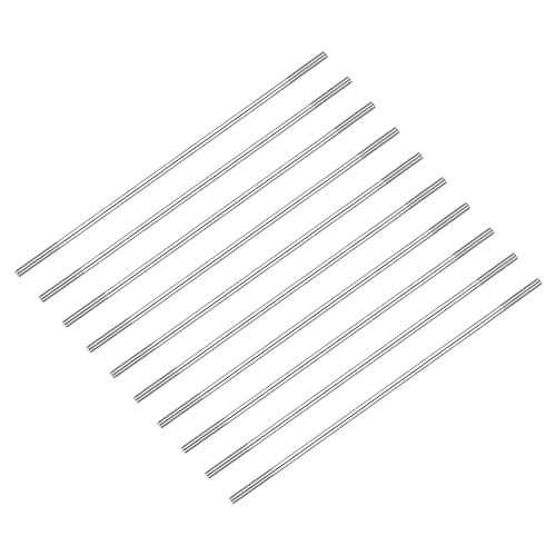 METALLIXITY Double Ended Stud Screws (M5 Thread 190mm Length) 10pcs, 304 Stainless Steel Dual Threaded Rod Bolts - for House Maintenance - size: M5x190mm