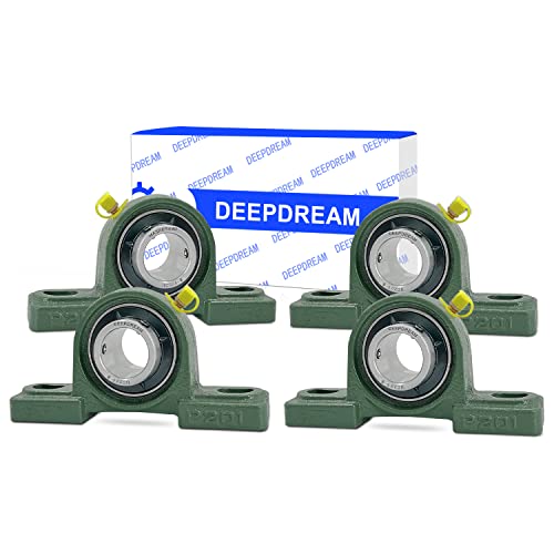 4Pcs UCP201-8 Pillow Block Bearing 1/2 inch Bore Mounted Pillow Block Bearings with 1/2" Chrome Steel Bearings Self Alignment - size: UCP201-8-4pcs