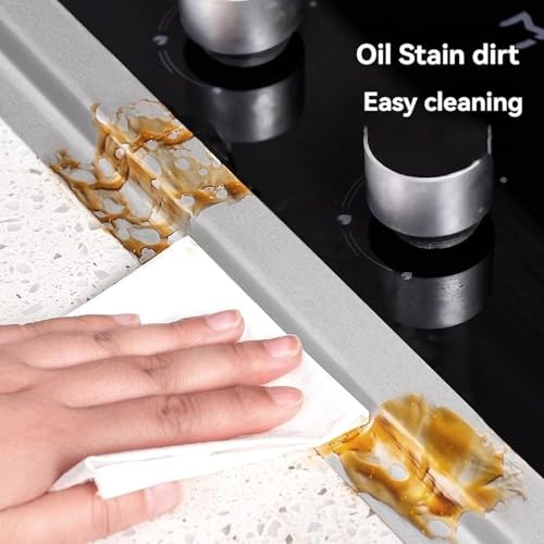 Aluminum Foil Sink Tape, Self-Adhesive Waterproof Pipe Repair Tape & Sealing Strip, Ideal for Sealing Bathtubs, Bathrooms, Kitchen Sink Edges and Walls (3cm*10cm)