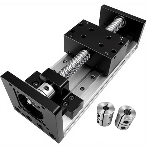 Linear Stage Table 12 Inch 300mm Stroke SFU1605 Ballscrew Double Rail Slide Table Electric Linear Slide 3.14 Inch Wide Load 110 lb 50KG Fits NEMA17 42mm NEMA23 57mm Stepper Motor - color: For Motorized, size: 12 inch/300mm