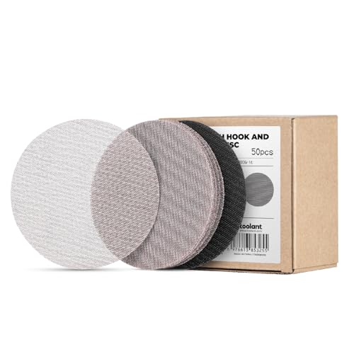 toolant Mesh Abrasive 6" Sanding Disc, 8 Hole, 400 Grit, 50Pcs - style: 6inch, 400 grit, 50pcs