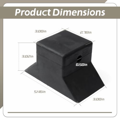 Boat Trailer Flat Bow Stop Block Compatible with Jon Boats