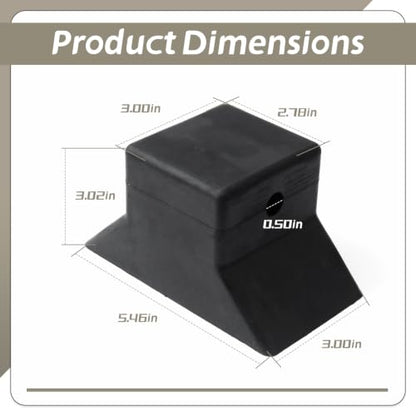 Boat Trailer Flat Bow Stop Block Compatible with Jon Boats