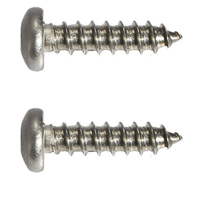 #4 x 5/8" Pan Head Sheet Metal Screws, Full Thread, Square Drive, Stainless Steel 18-8, Bright Finish, Self-Tapping, Quantity 100 Pieces By Fastenere - size: #4 x 5/8"(100 PACK)