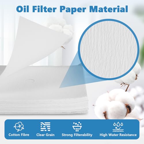 MXBAOHENG 8.66”* 14.96” Fryer Filter Paper, 100PCS Oil Filter Envelopes, Envelope Style Oil Filter Paper for Restaurant, Kitchen, Mobile Booth, Fast Food Outlet (S) - size: S