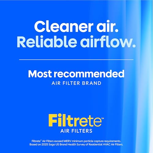 Filtrete 16x30x1 AC Furnace Air Filter, MERV 11, MPR 1000, Micro Allergen Defense, 3-Month Pleated 1-Inch Electrostatic Air Cleaning Filter, 4 Pack (Actual Size 4-Pack 29.813x15.813x0.656 in) - size: 16x30x1