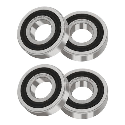 XIKE 4 Pcs Bearings 1"x2"x9/16, Compatible with 1641-2RS. - size: 1641-2RS Size 1"x2"x9/16"