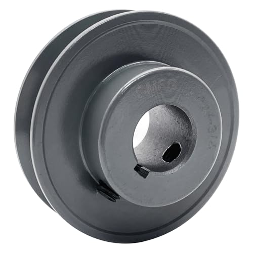 AK27-3/4 v Belt Pulley,2.7 inch OD, 3/4 Inch Bore,Cast Iron Material, AK Single Groove Motor Pulley for "4L" or "A" or "3L" Belts,AK27X3/4 Pulley - size: 2.7 Inch OD,3/4 inch bore, style: 1 Groove