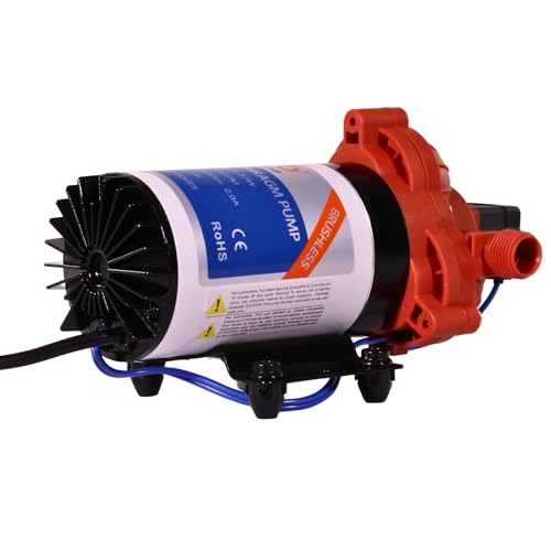SEAFLO 33W Series 115V AC, 3.0 GPM, 45 PSI Brushless Automatic Demand Diaphragm Water Pressure Pump – Ultra Quiet Operation, Self-Priming, Overload Protection, NSF & UL Certified- 4 Year Warranty! - style: 115V - 3.0 GPM - 45 PSI
