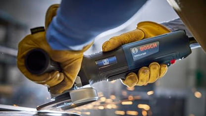 BOSCH GWS14-50P 5 In. Angle Grinder with Lock-On Paddle Switch - Complete Set for Versatile Grinding and Cutting