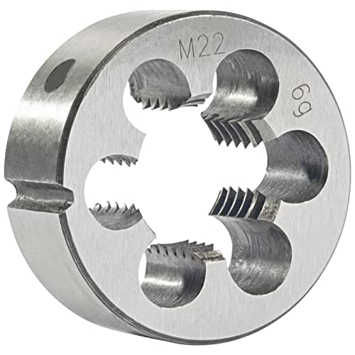 M22X2.5 Hand Tap and Round Die Set Right Hand - size: M22x2.5