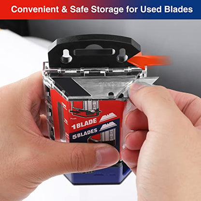 WORKPRO 100-Pack Utility Knife Blades - style: SK5(red)
