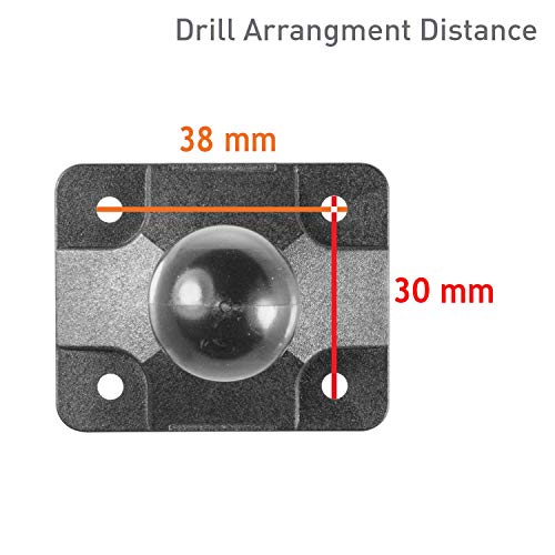 iBOLT AMPS Adapter Plate 25mm / 1" Composite - color: 25mm Composite