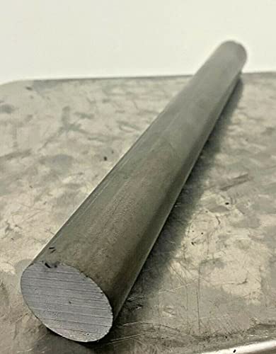 12L14 Steel Bar Stock 1-1/4 in Round x 12 in Length Carbon Steel for CNC DIY Craft Tool - size: 1-1/4 in Round x 12 in Length
